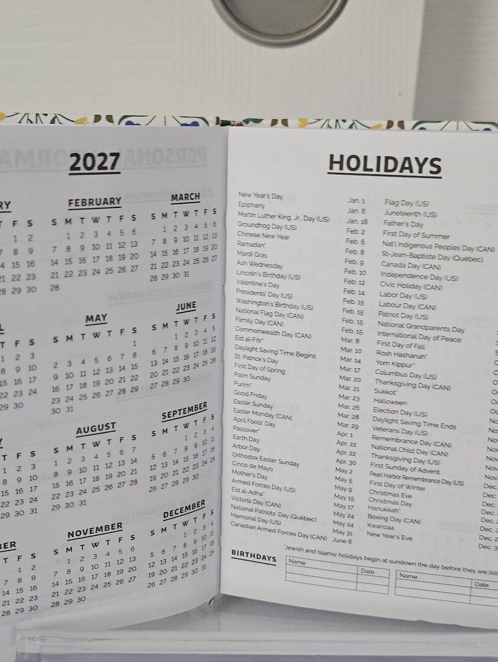 NWT Notebook Planner - Picture 6 of 8